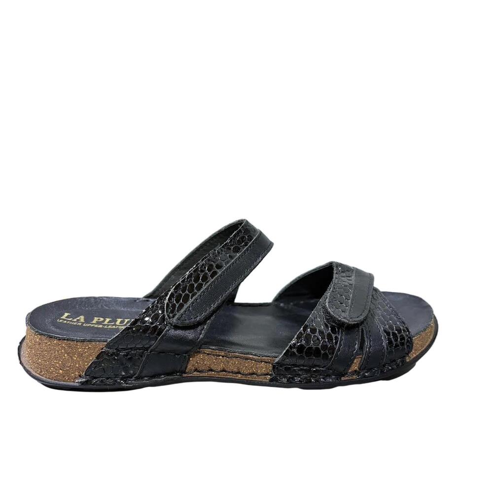 NEW LAPLUME women's clara sandals in black